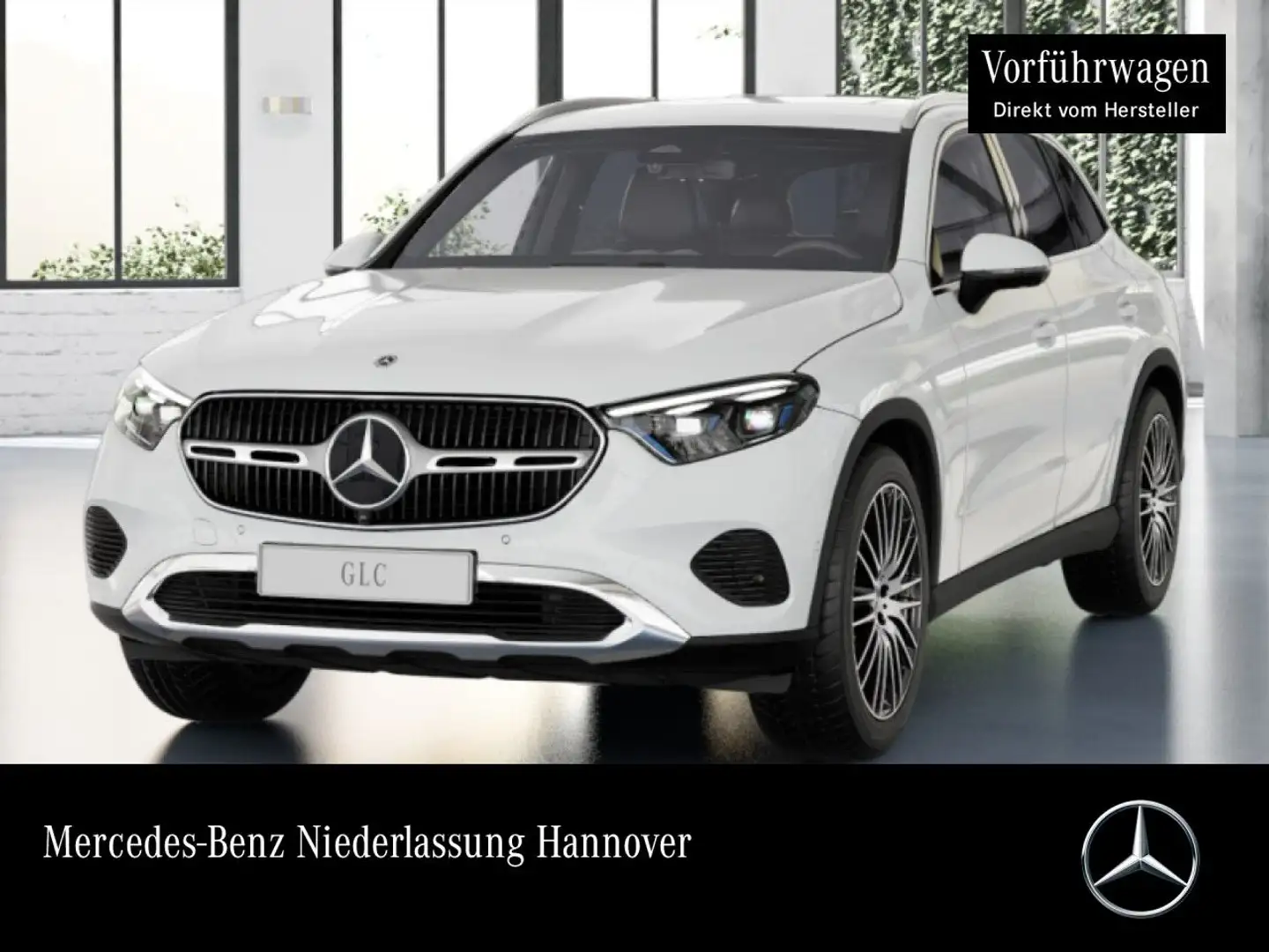 Mercedes-Benz GLC 200 4M AVANTG+360+AHK+TOTW+KEYLESS+9G Weiß - 1