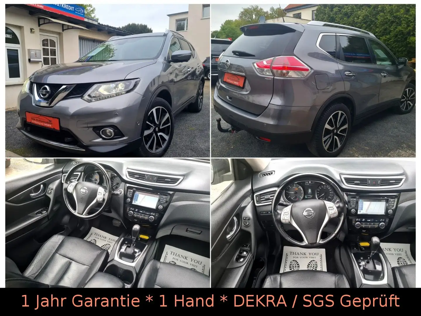 Nissan X-Trail Tekna/X-Tronic/Leder/LED/360°/Side+Lane Grijs - 2
