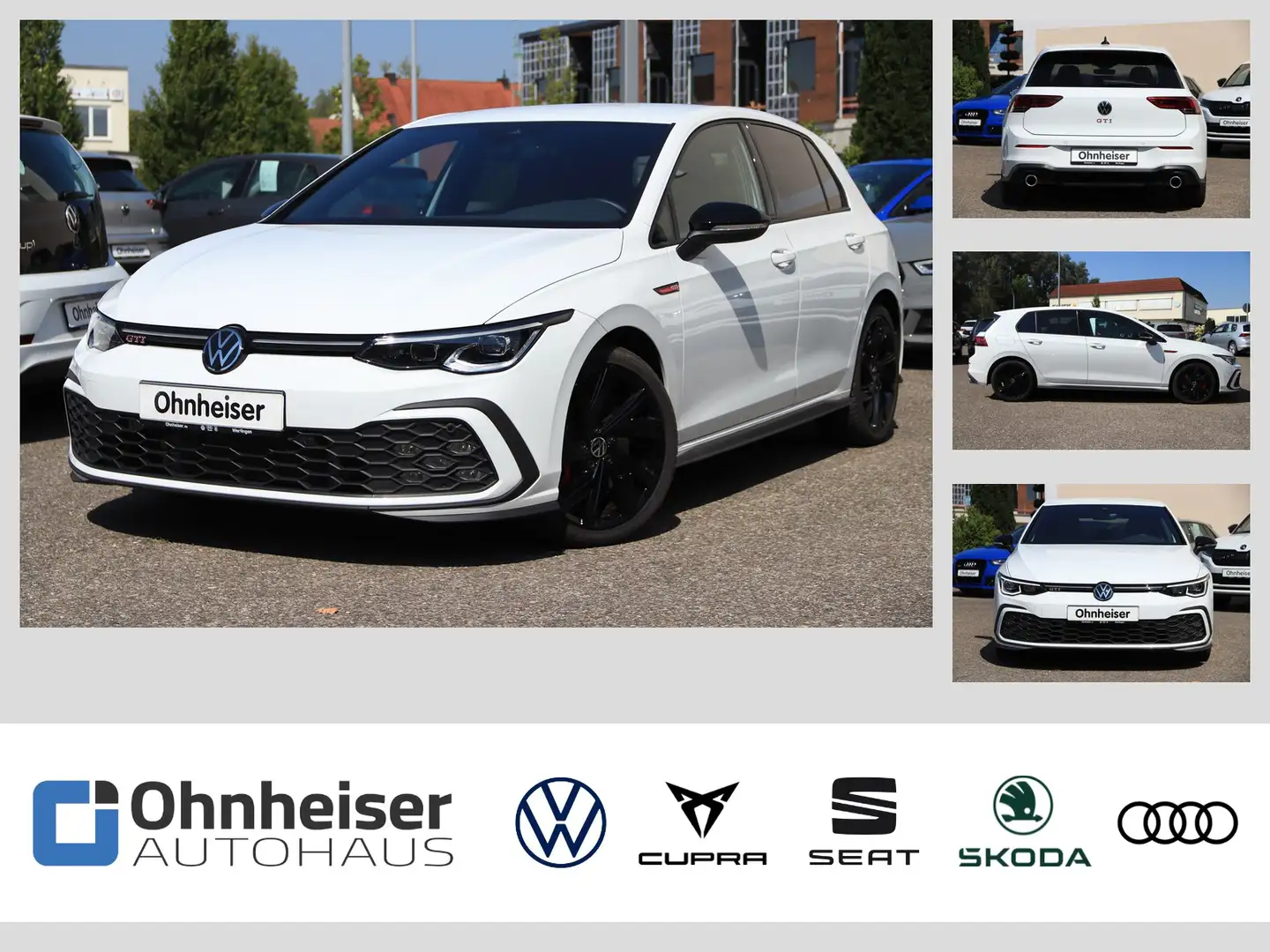 Volkswagen Golf GTI VIII 2.0 TSI ACC*NAVI*SHZ*KAM*Lenkr.Hz Weiß - 1