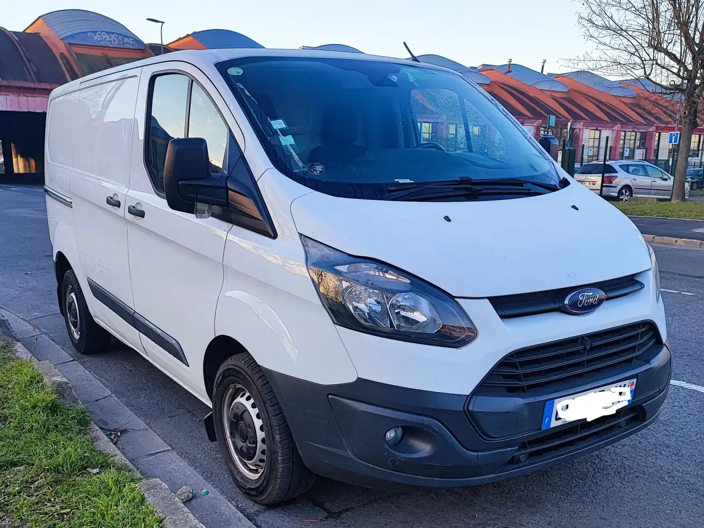 Ford Transit Custom Blanc - 2