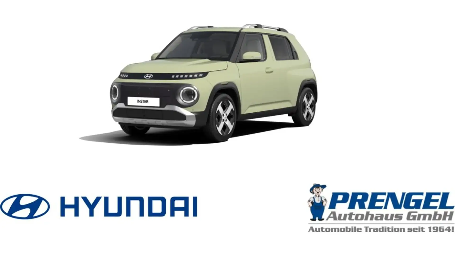 Hyundai Inster Prime 49 kWh LED/360°/V2L/Pano/Navi/360 km Reichwe Silber - 1
