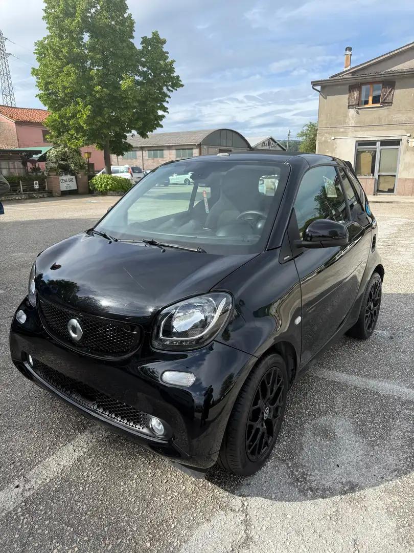 smart forTwo Fortwo Cabrio 0.9 t Passion 90cv twinamic Nero - 1