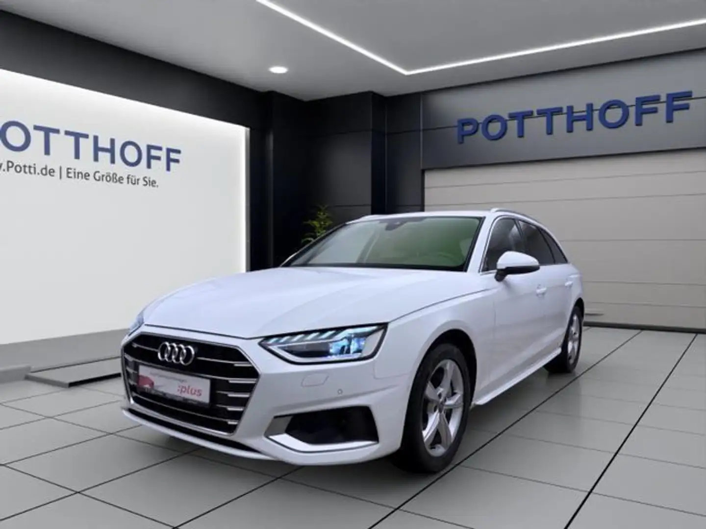 Audi A4 40 TDI ADVANCED MATRIX NAVI HuD SITZHZG Weiß - 1