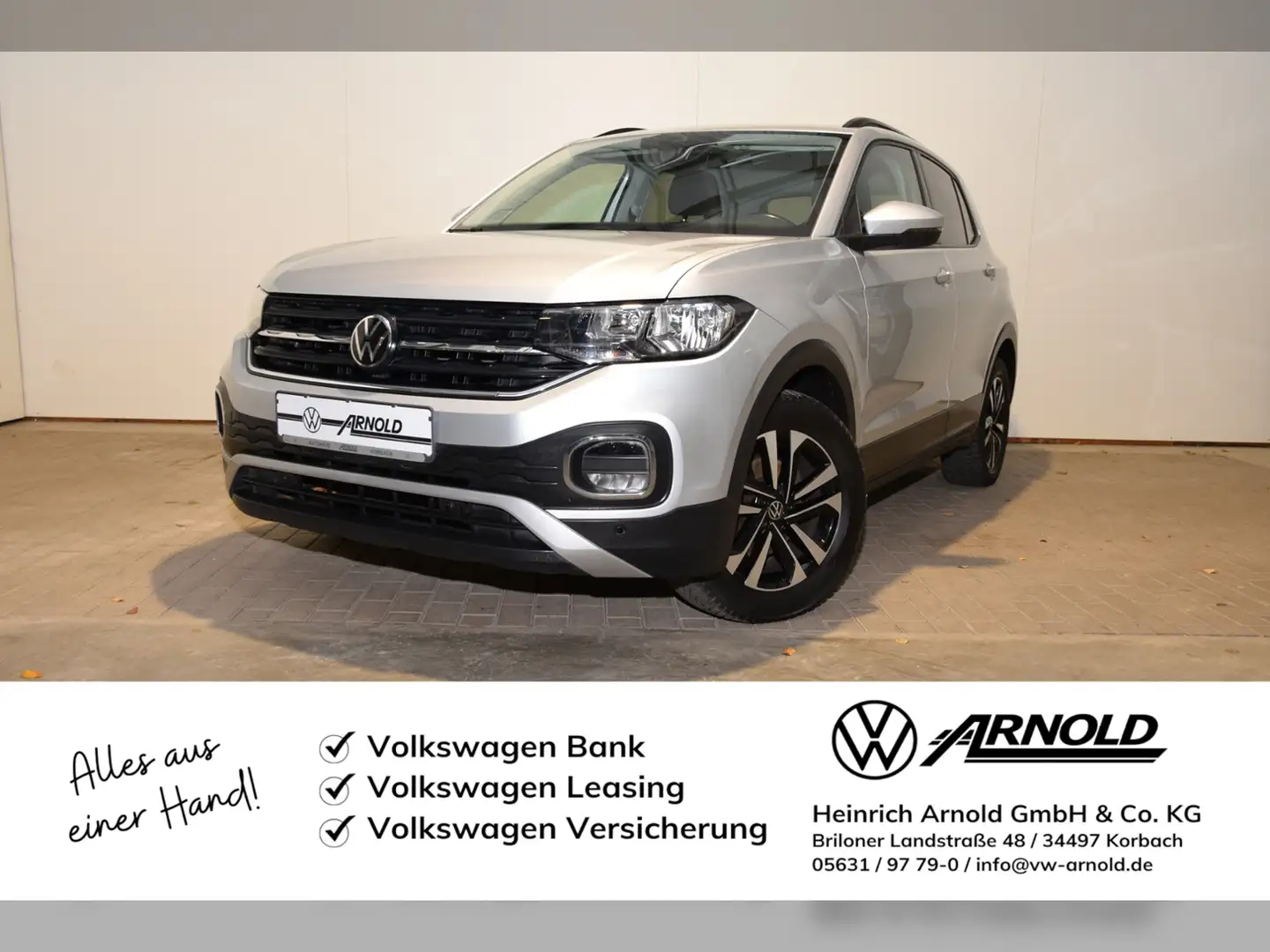 Volkswagen T-Cross TSI United Silber - 1