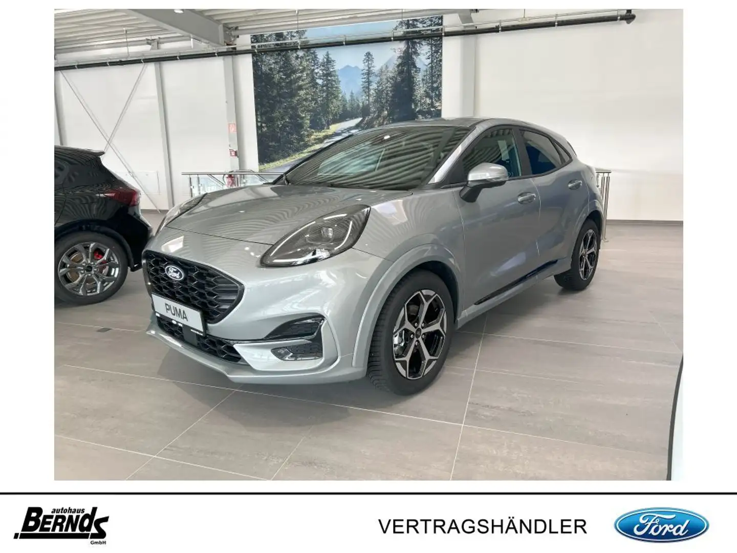 Ford Puma 1.0 EcoBoost Hybrid Aut. ST-LINE KLIMAAUTO SHZ NAV Silber - 1