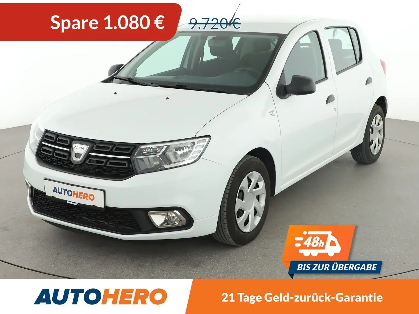 Dacia Sandero 1.0 SCe Essential*KLIMA*1.HAND*GARANTIE* Weiß - 1