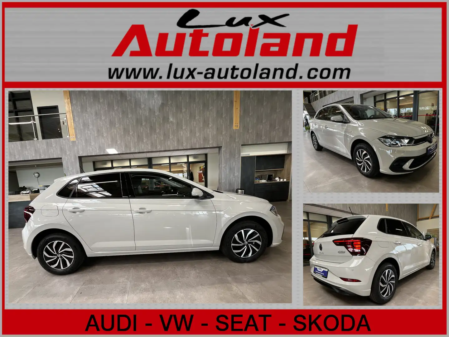 Volkswagen Polo Life TSI DSG App Kamera Alu Shzg Gris - 1