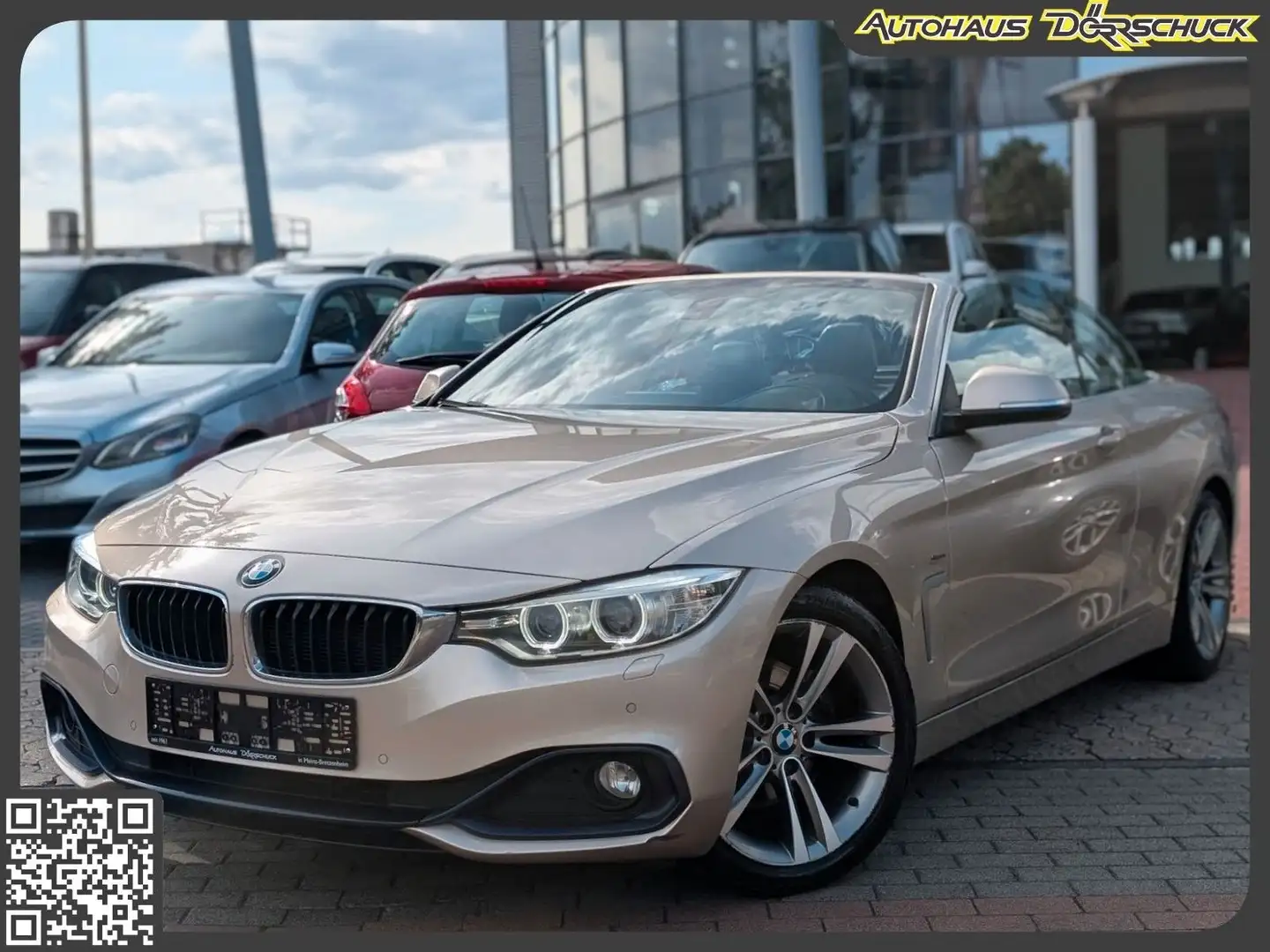 BMW 420 d Cabrio Automatik Sport Line Navi Prof. Argent - 1