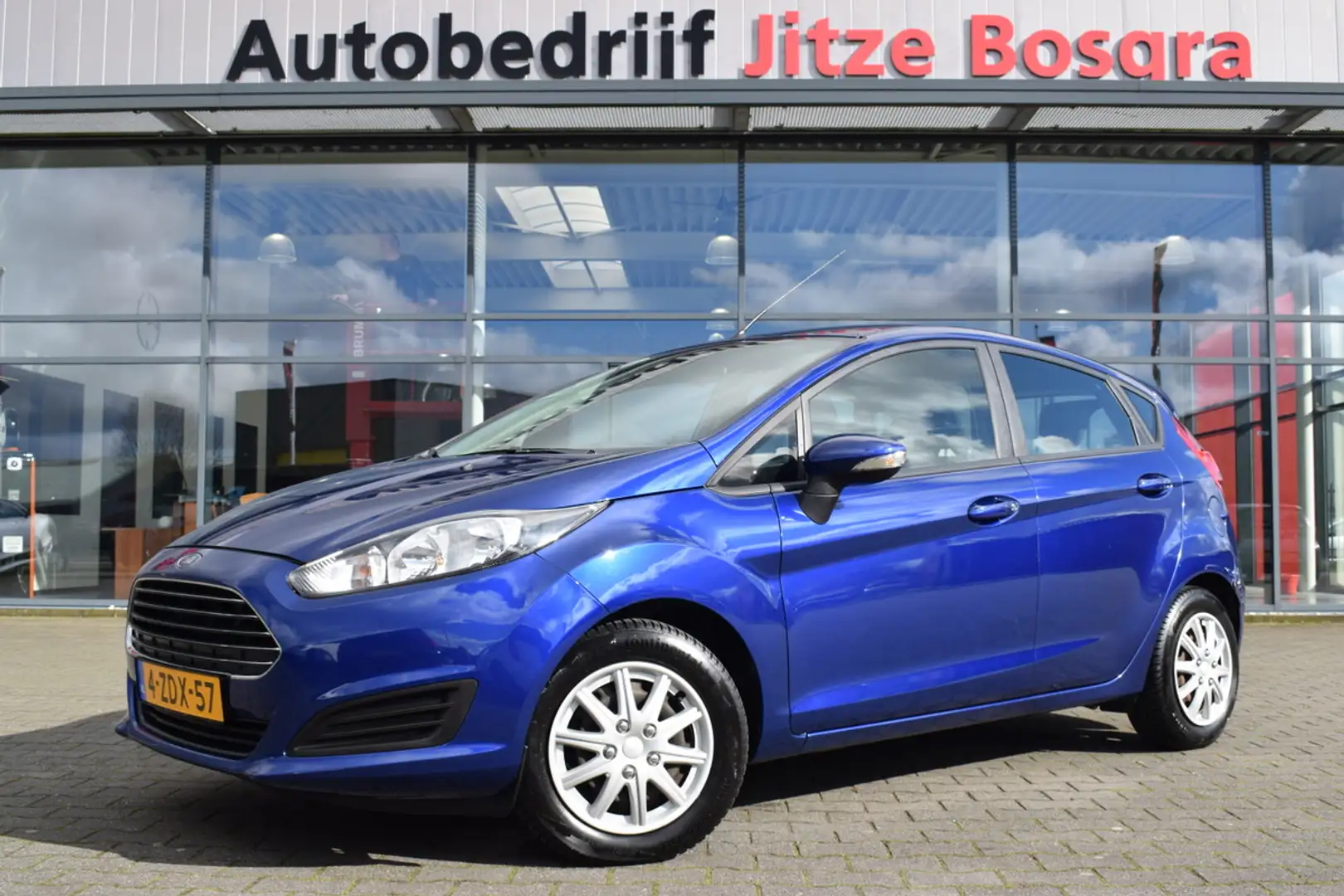 Ford Fiesta 1.6 TDCi 5Drs Style Airco | Full Map Navi | Telefo Blauw - 1