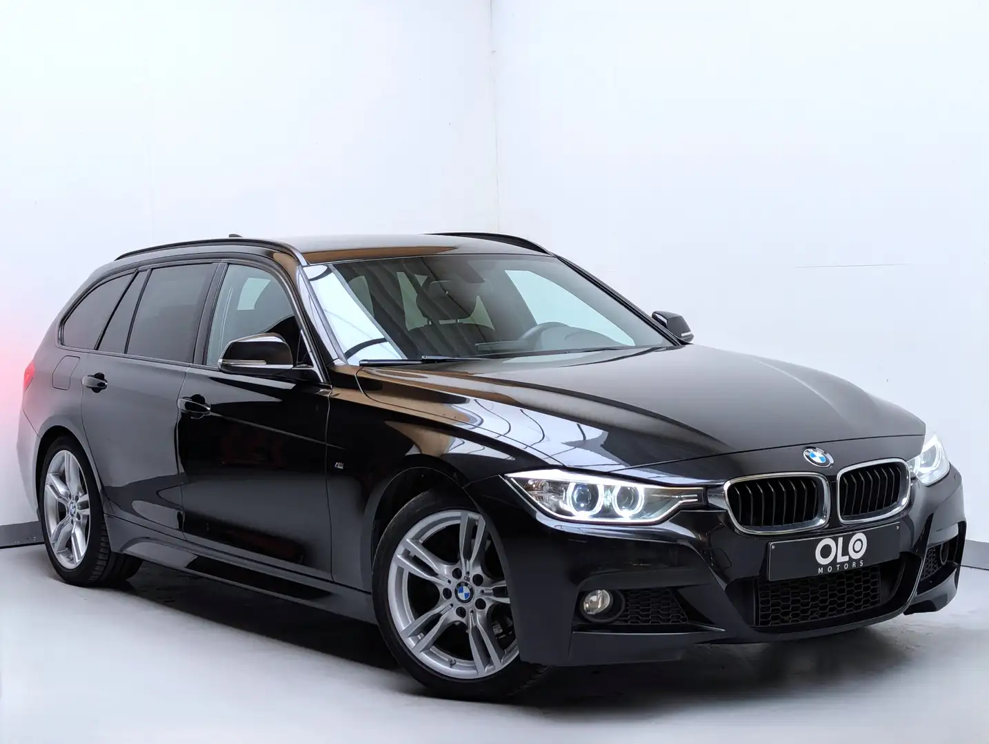 BMW 318 318 dA Pack M -CUIR-NAVI-RADARS-CRUISE Noir - 2