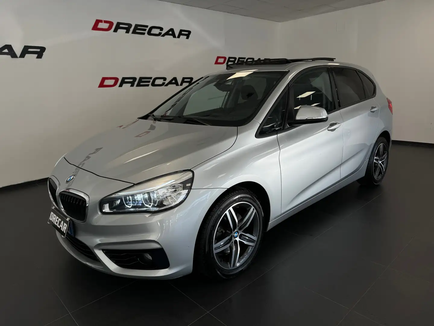 BMW 218 218d Active Tourer Luxury auto TETTO XENON Argento - 1