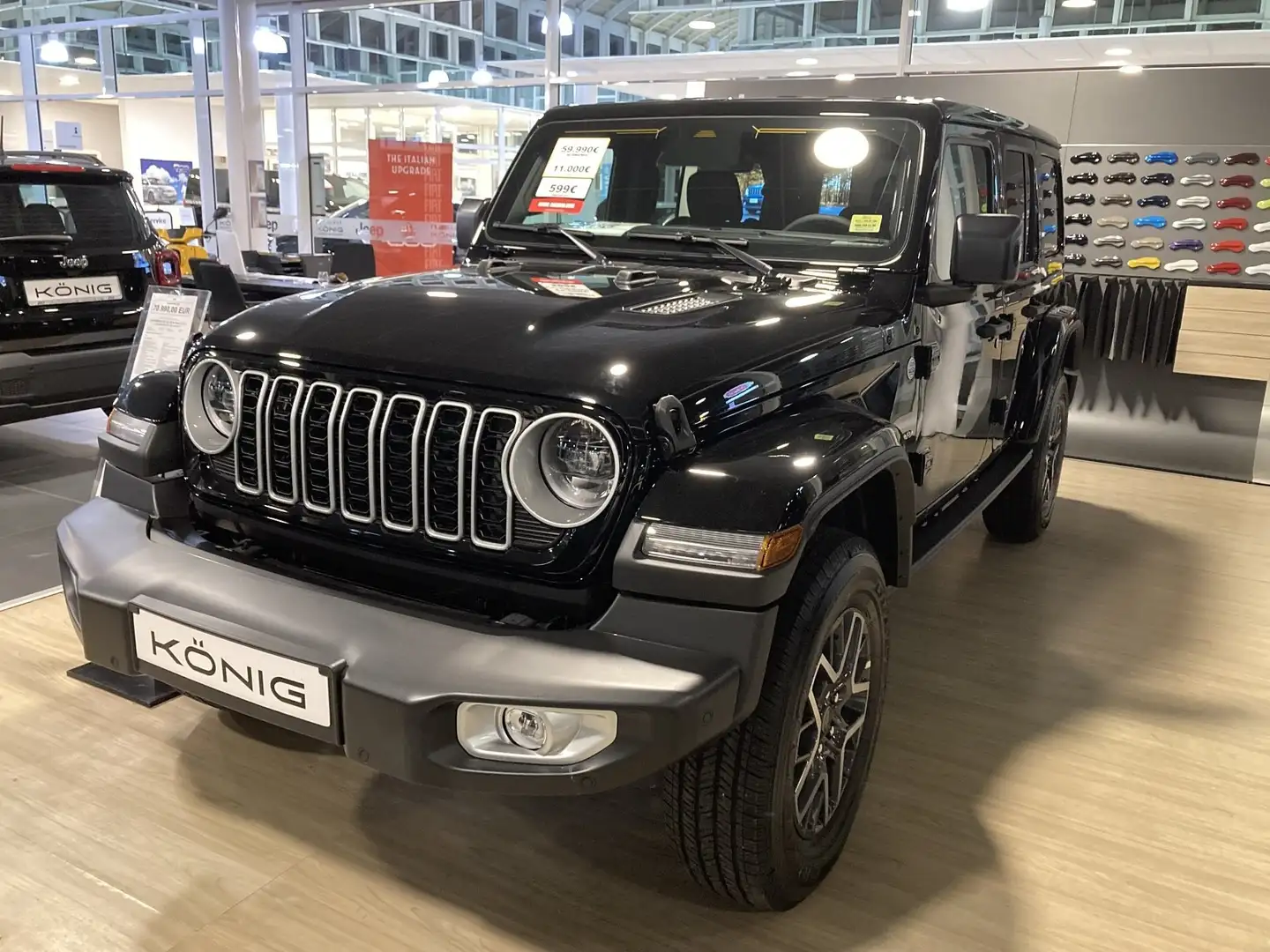 Jeep Wrangler ICE MY24 Sahara 2.0l T-GDI 200 kW Zwart - 1