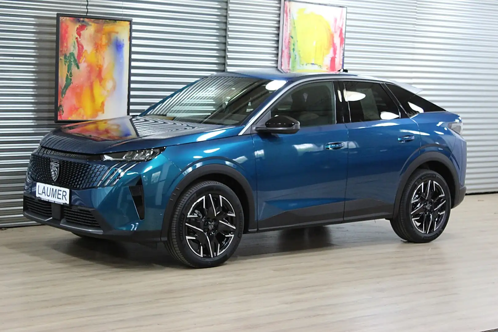 Peugeot 3008 llure Hybrid 145 e-DCS6 +Panorama-Navigation/36... Blau - 1