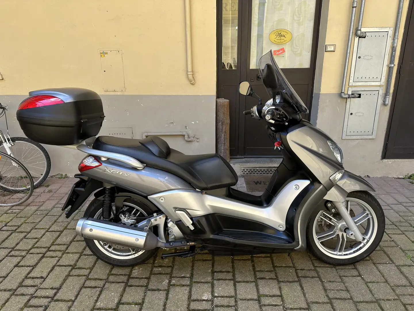 Yamaha X-City 250 XCity 250 Topcase grigio/antracite metallizzato Серебристый - 1