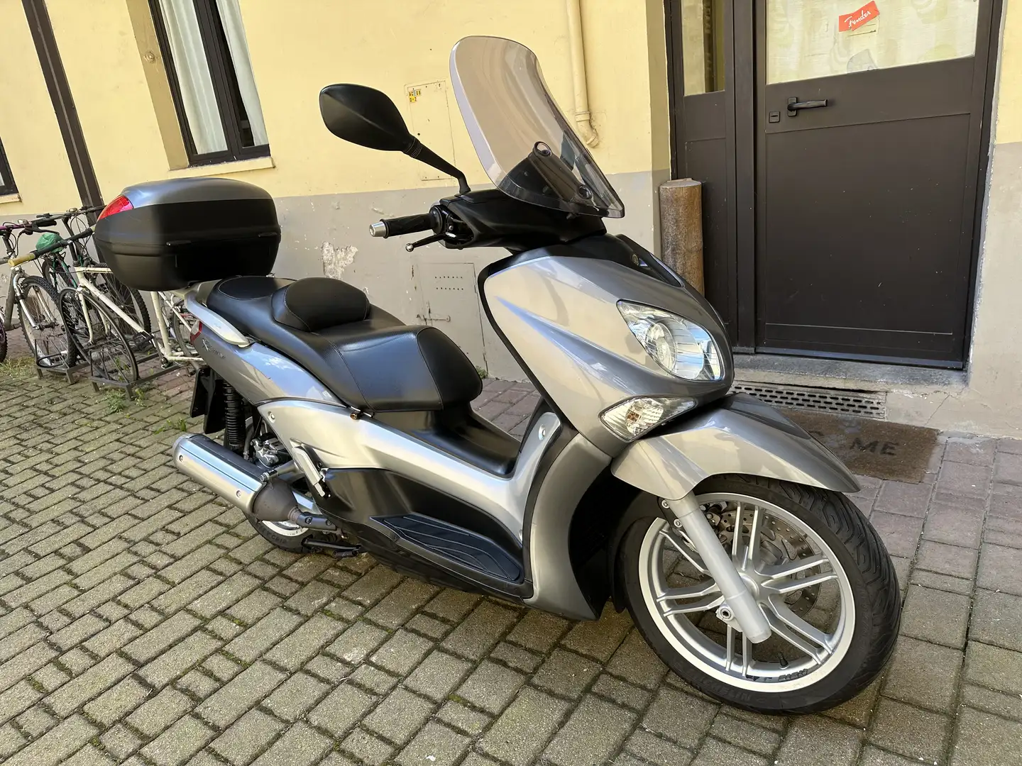 Yamaha X-City 250 XCity 250 Topcase grigio/antracite metallizzato Серебристый - 2