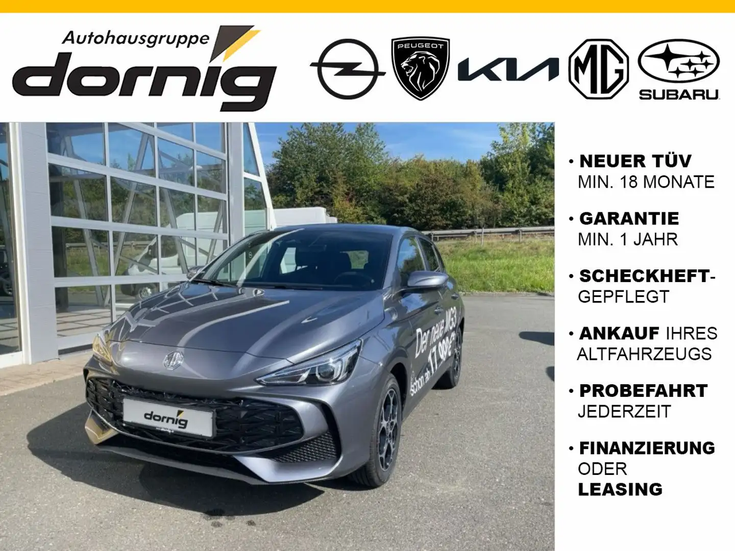 MG MG3 3 Hybrid+ Comfort Grau - 1