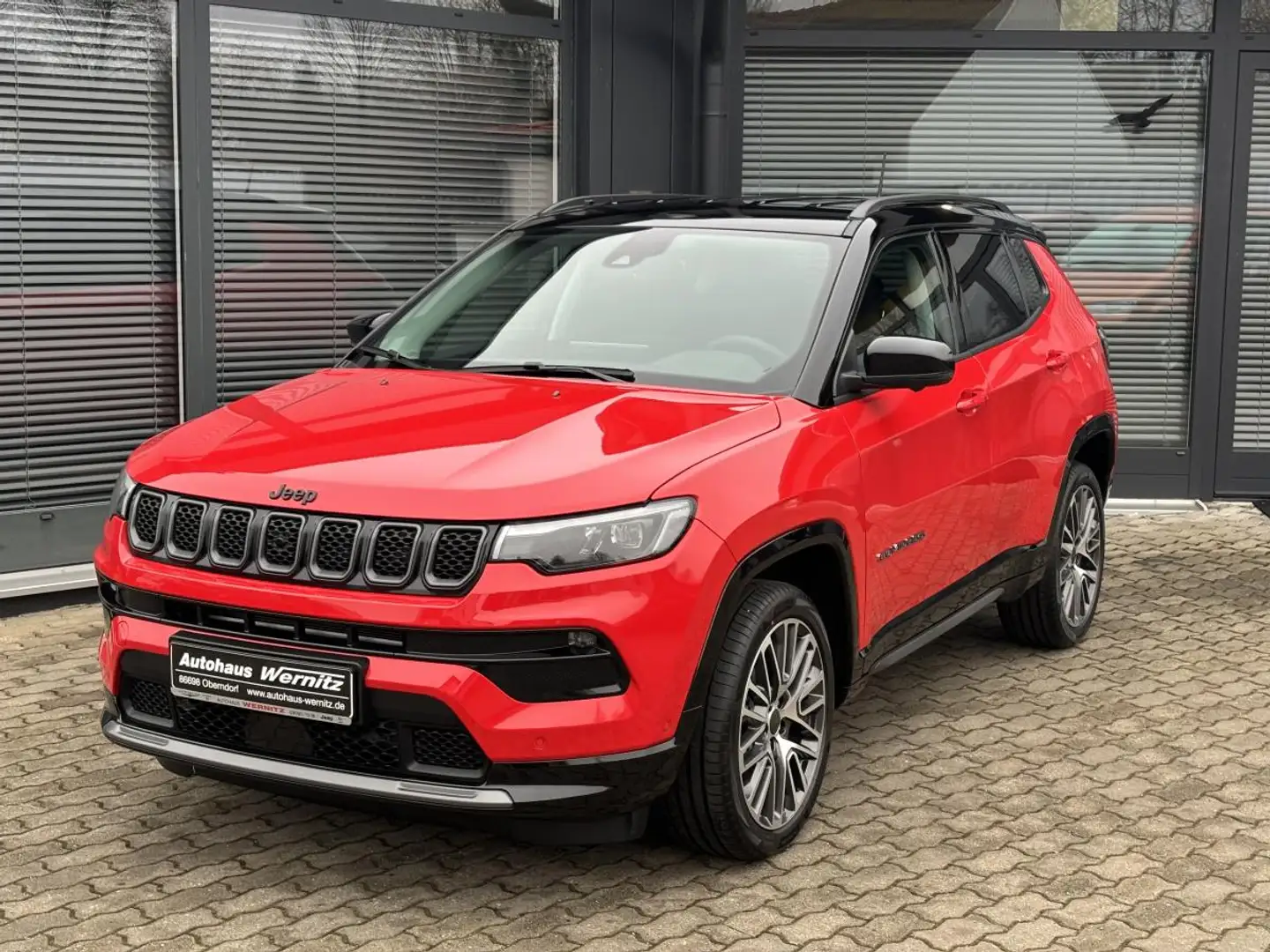 Jeep Compass 1.5 E-Hybrid Summit Automatik *LEDER*LED*SHZ*PDC*A Rot - 1