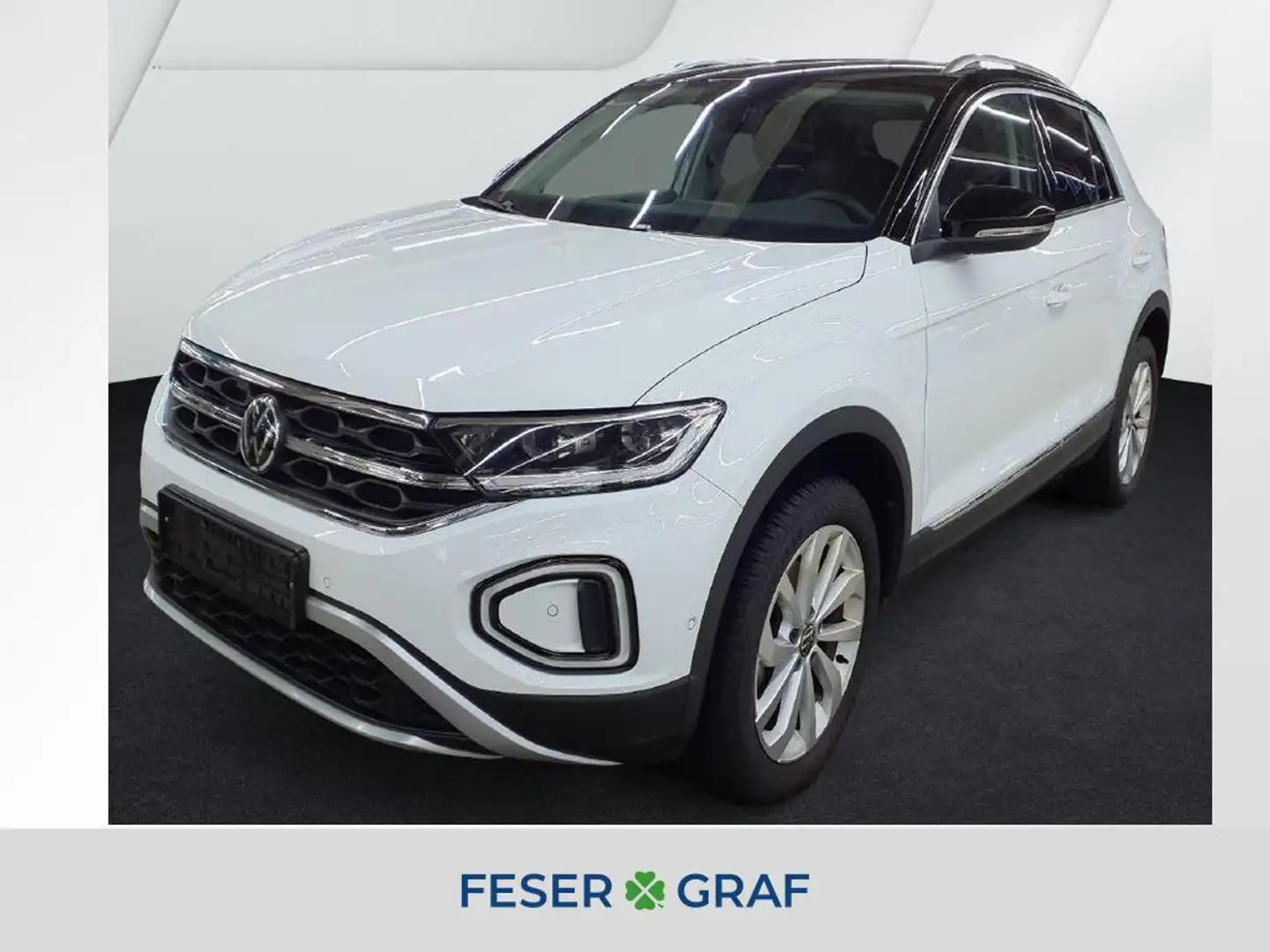 Volkswagen T-Roc Style 1.5 TSI DSG Navi AHK LED SiHz Weiß - 1