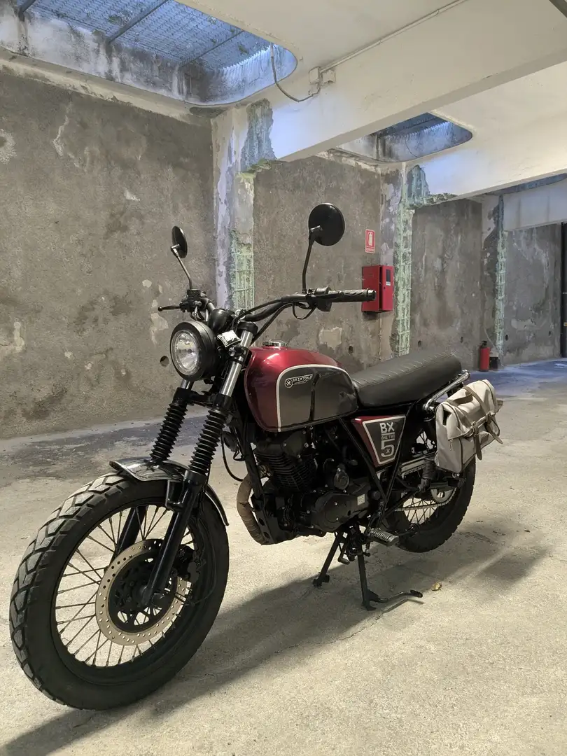 Brixton BX 125 in dotazione con valige laterali originali Rot - 2