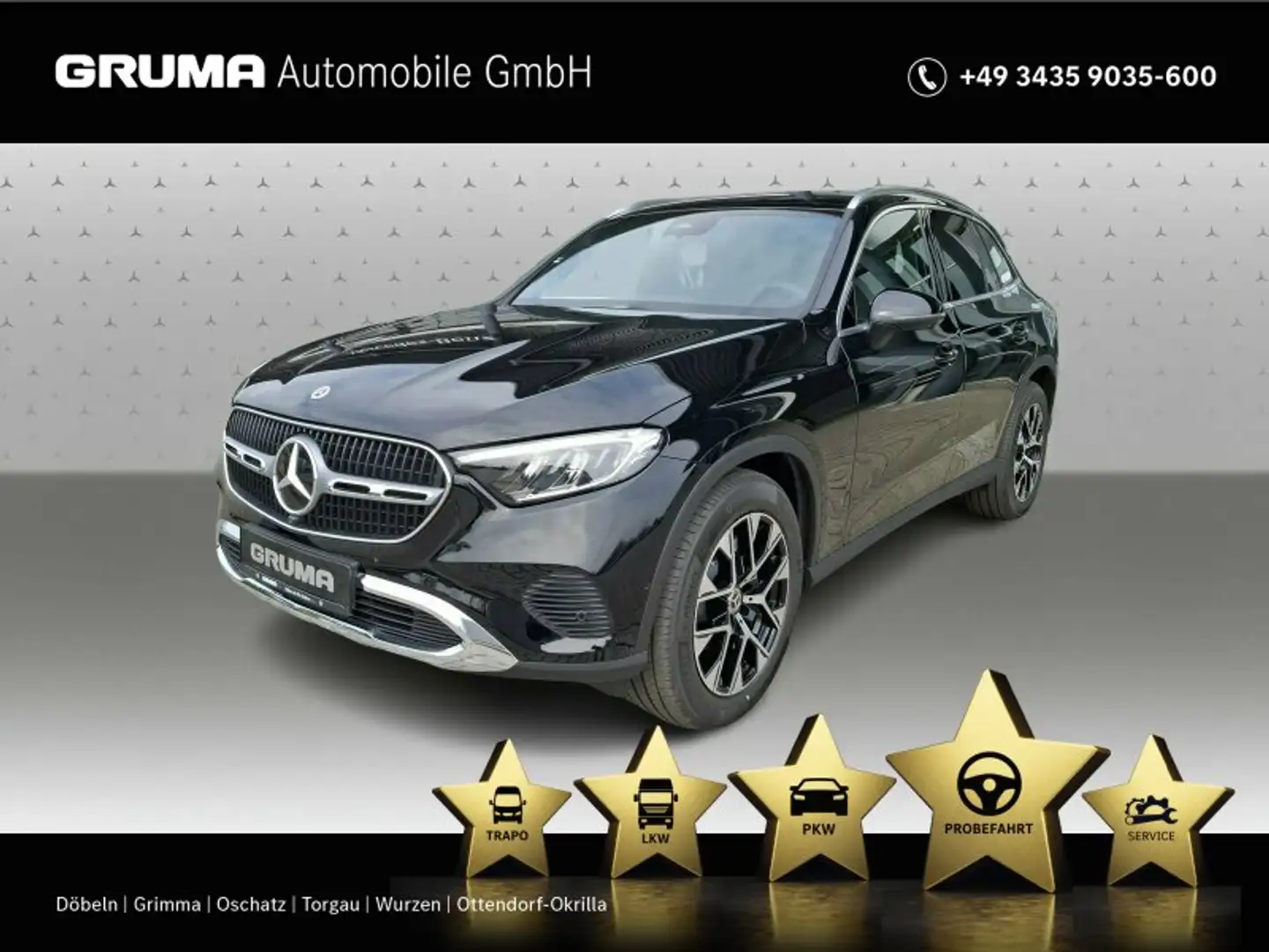 Mercedes-Benz GLC 220 GLC 220 d 4M Avantgarde+AHK+Distr+360°+CarPlay+ Schwarz - 1