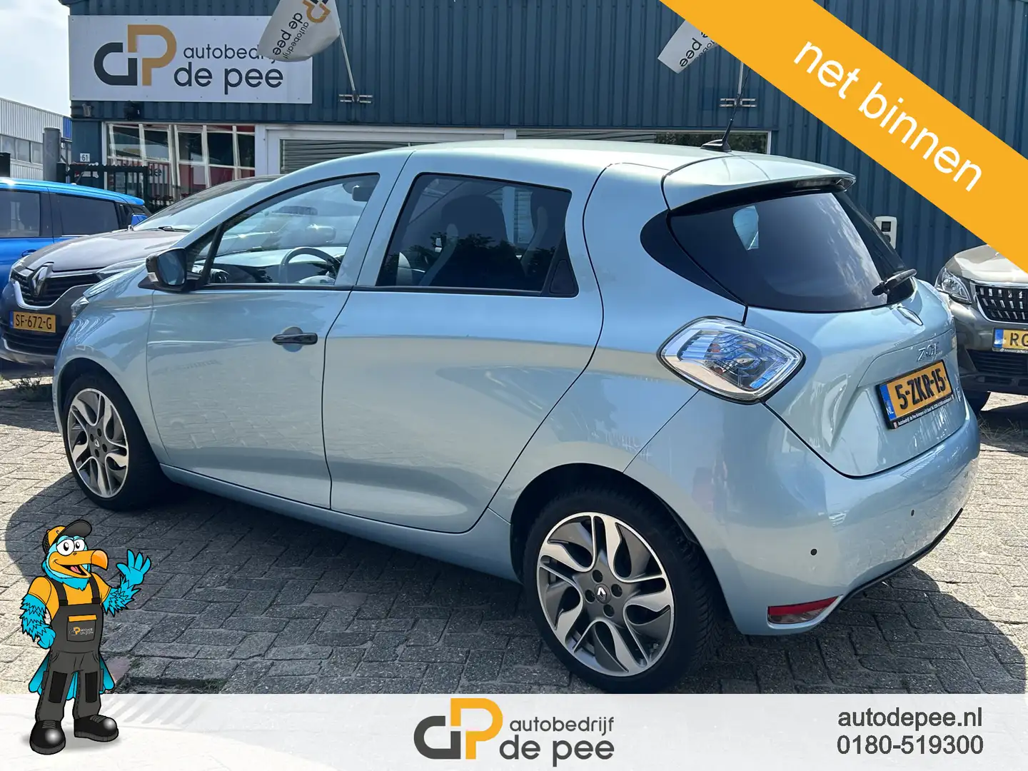 Renault ZOE Q210 Zen Quickcharge 22 kWh CLIMA/INCL.ACCU/NAVI/C Blau - 2