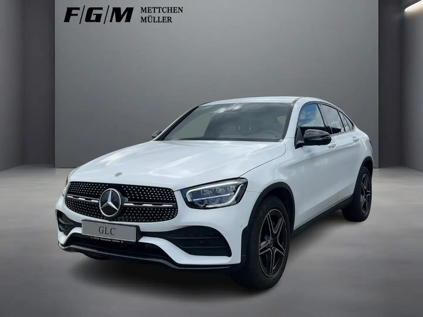 Mercedes-Benz GLC 200 4M AMG Line Standhz|360|AHK|Night|Sitzhz Blanc - 1