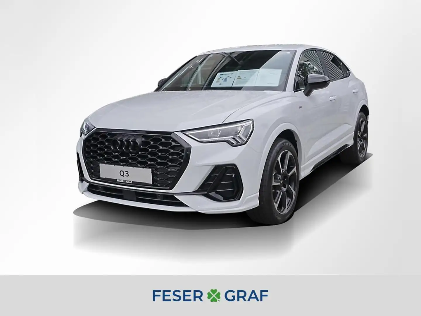 Audi Q3 Sportback 35 TDI S line Navi LED PDC Sitzh. Weiß - 1