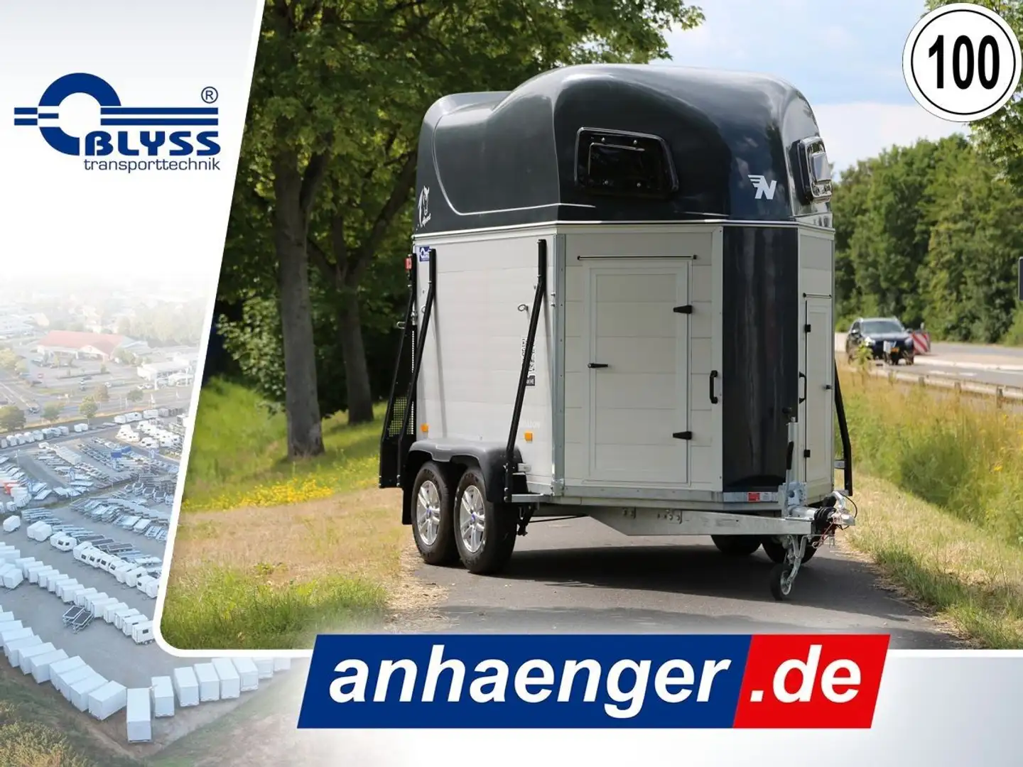 Niewiadow Pferdeanhänger 310x174x234cm 2500kg zGG - 1