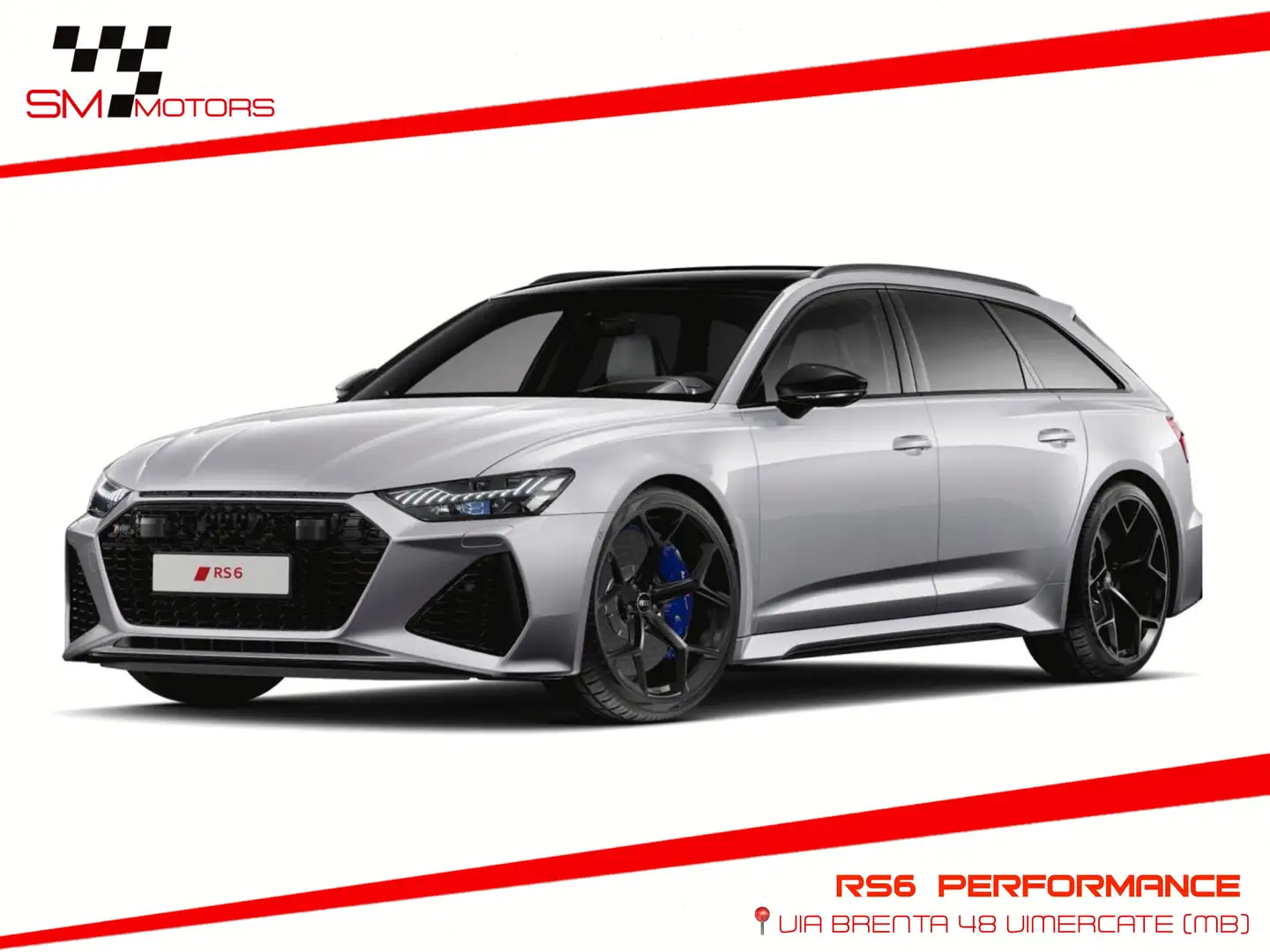 Audi RS6 RS6 Avant 4.0 mhev performance quattro tiptronic Gris - 1