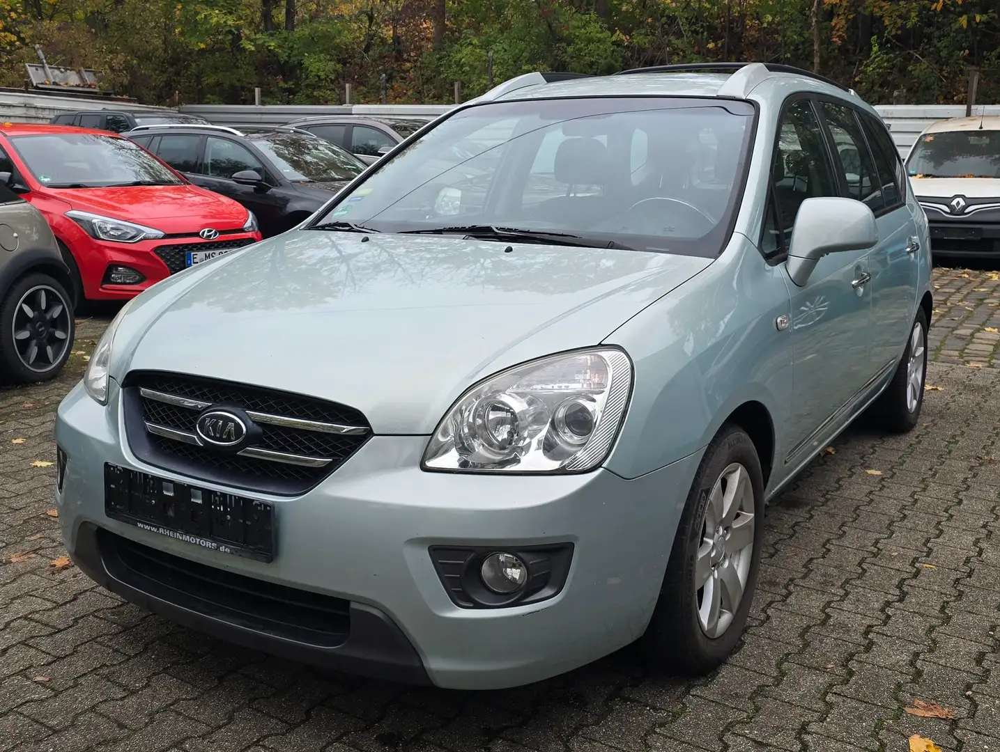 Kia Carens Carens 2.0 CVVT EX Top,Erste Hand, Klimaautomatik Blau - 1