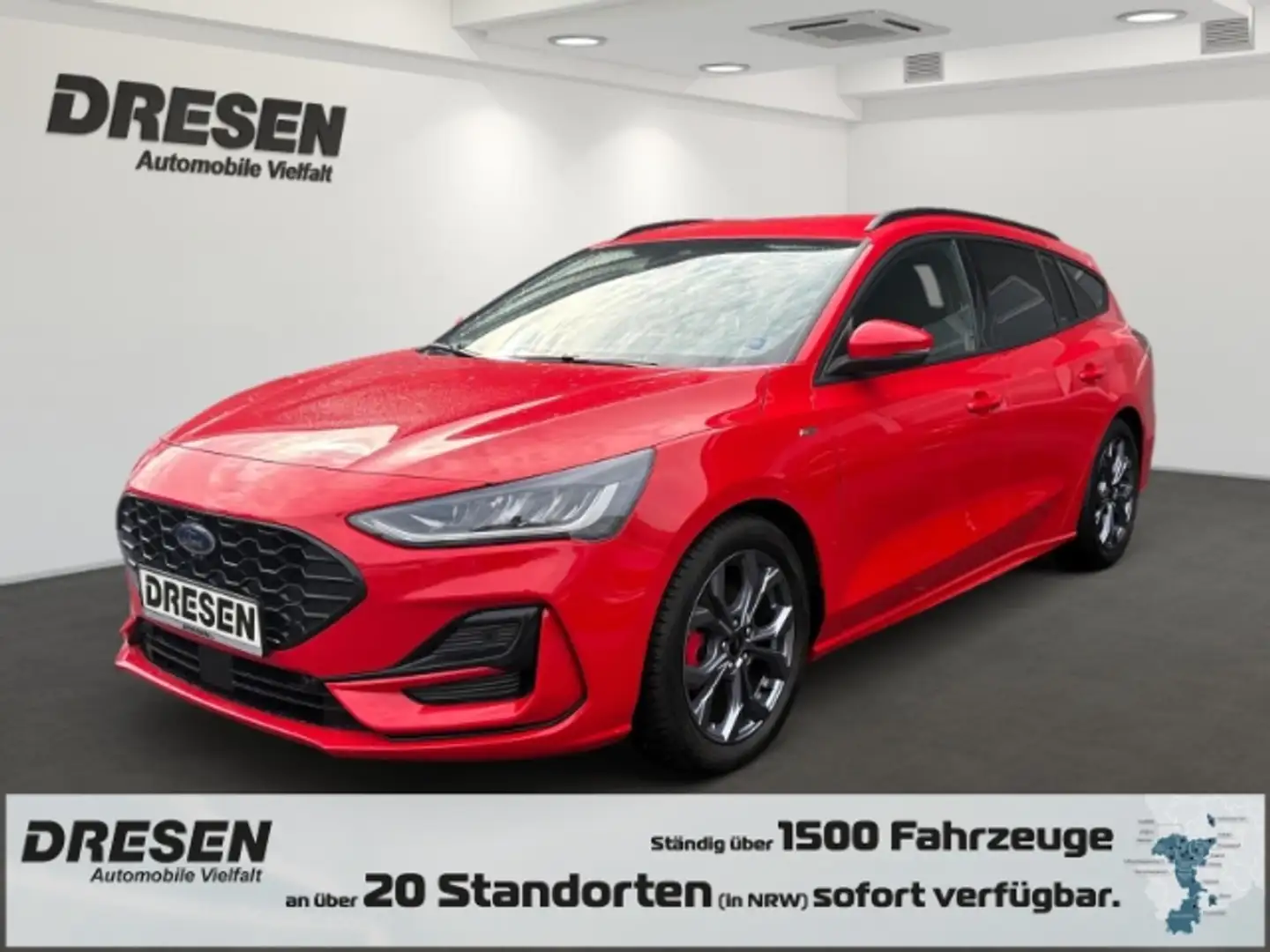 Ford Focus Turnier 1.0 EcoBoost ST-Line + el. Heckklappe + Fa Rot - 1