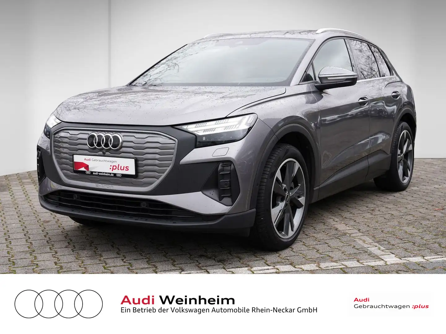 Audi Q4 e-tron 40 S-Line Matrix-LED AHK Kamera Navi u Grau - 2