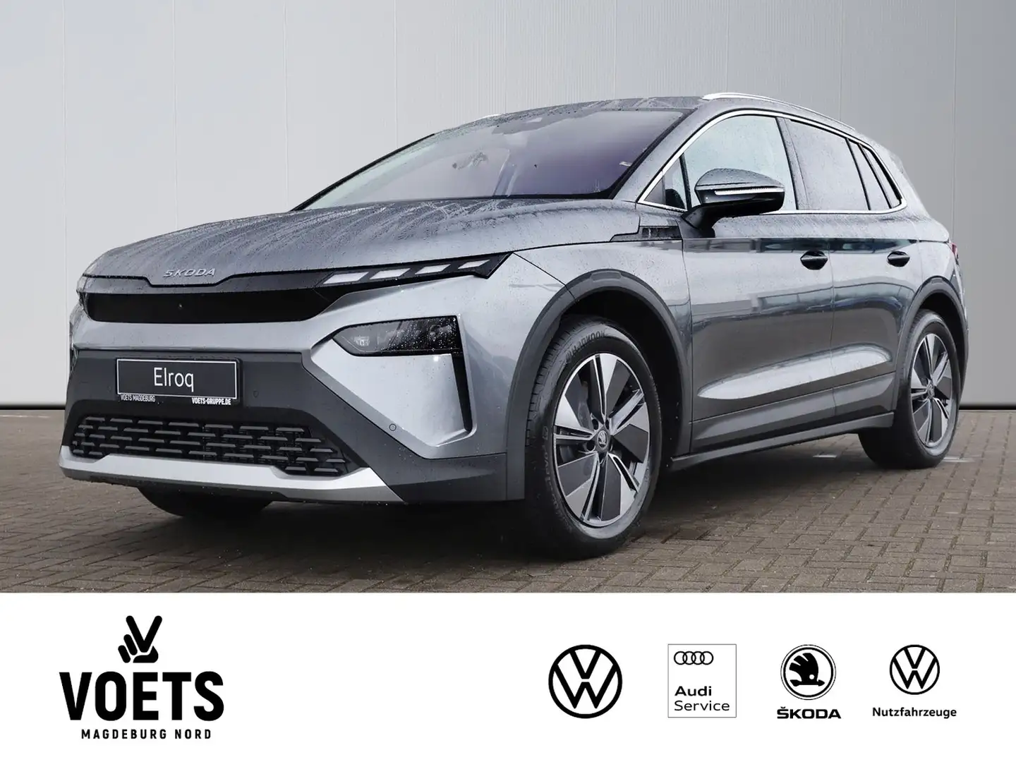 Skoda Elroq 85 First Edition LED+NAVI+HUD+ACC+DAB+ Szary - 1