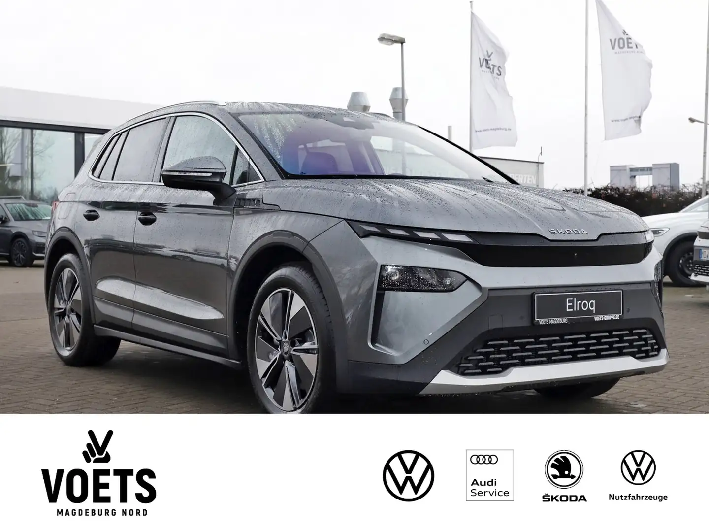 Skoda Elroq 85 First Edition LED+NAVI+HUD+ACC+DAB+ Szary - 2