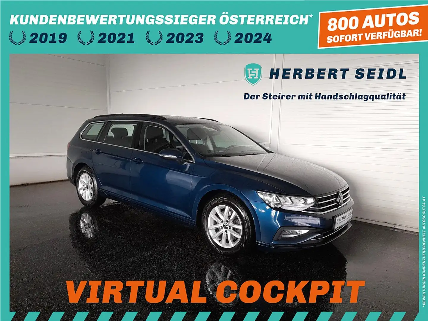 Volkswagen Passat Variant BUSINESS 2,0 TDI DSG *VIRTUELL / LED / NAVI / A... Blau - 1