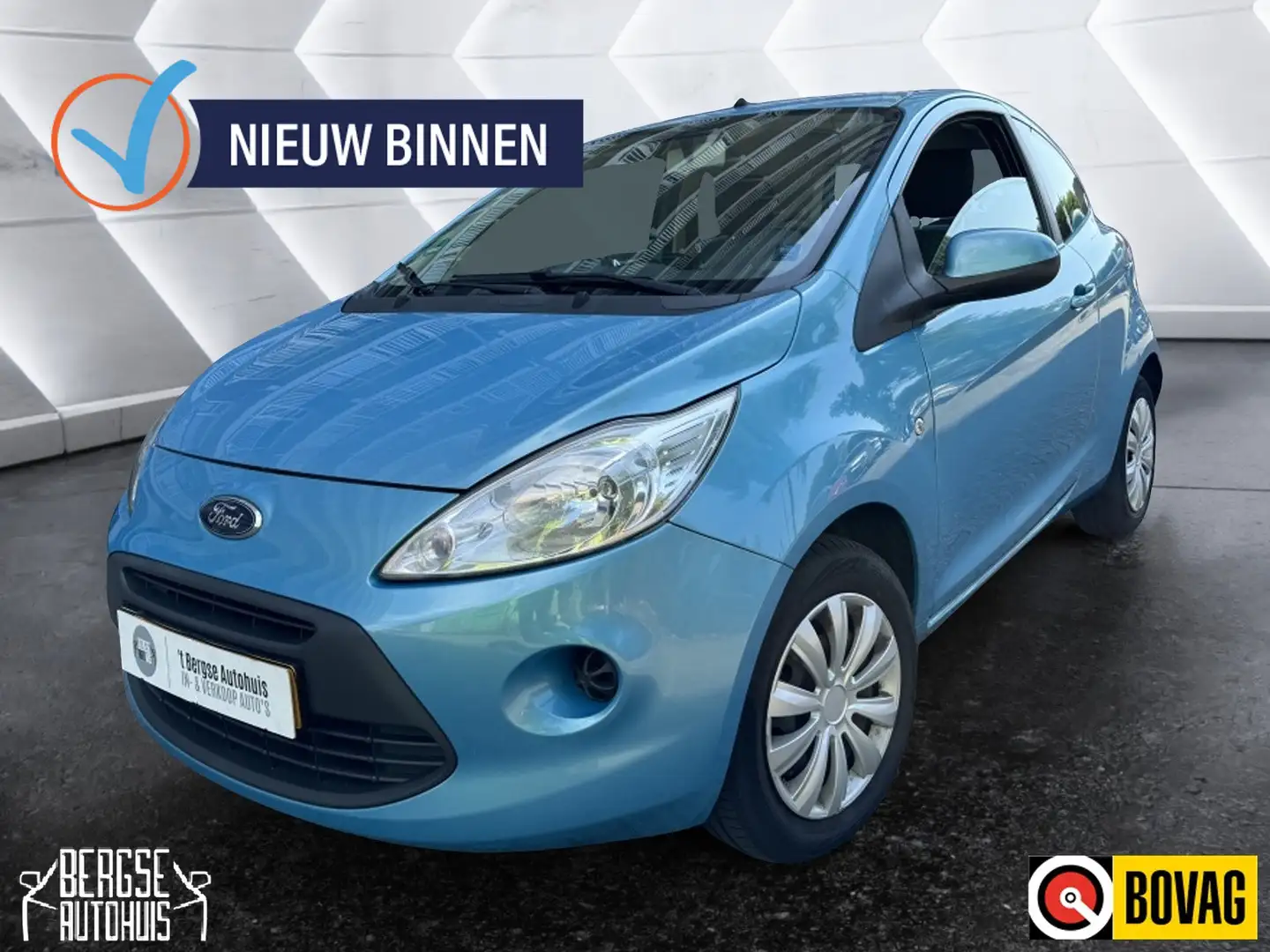 Ford Ka/Ka+ 1.2 Comfort s/s Airco Elek. Ramen Aux Azul - 1