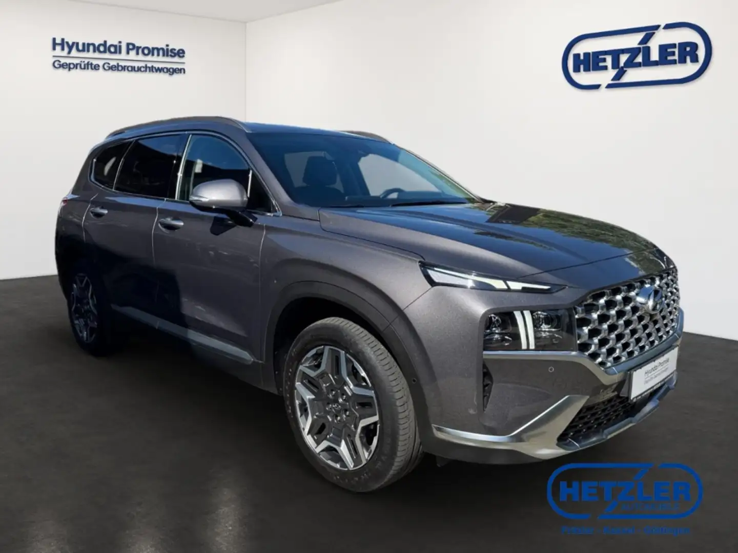 Hyundai SANTA FE Prime 4WD HEV   EU6d Allrad LED ACC El. Heckklappe Grigio - 2