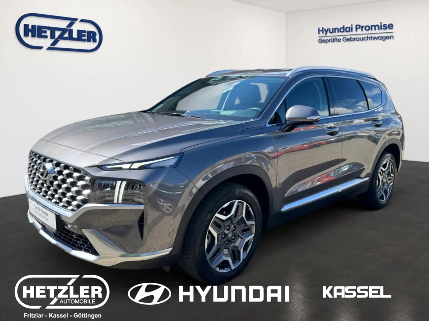 Hyundai SANTA FE Prime 4WD HEV   EU6d Allrad LED ACC El. Heckklappe Grigio - 1