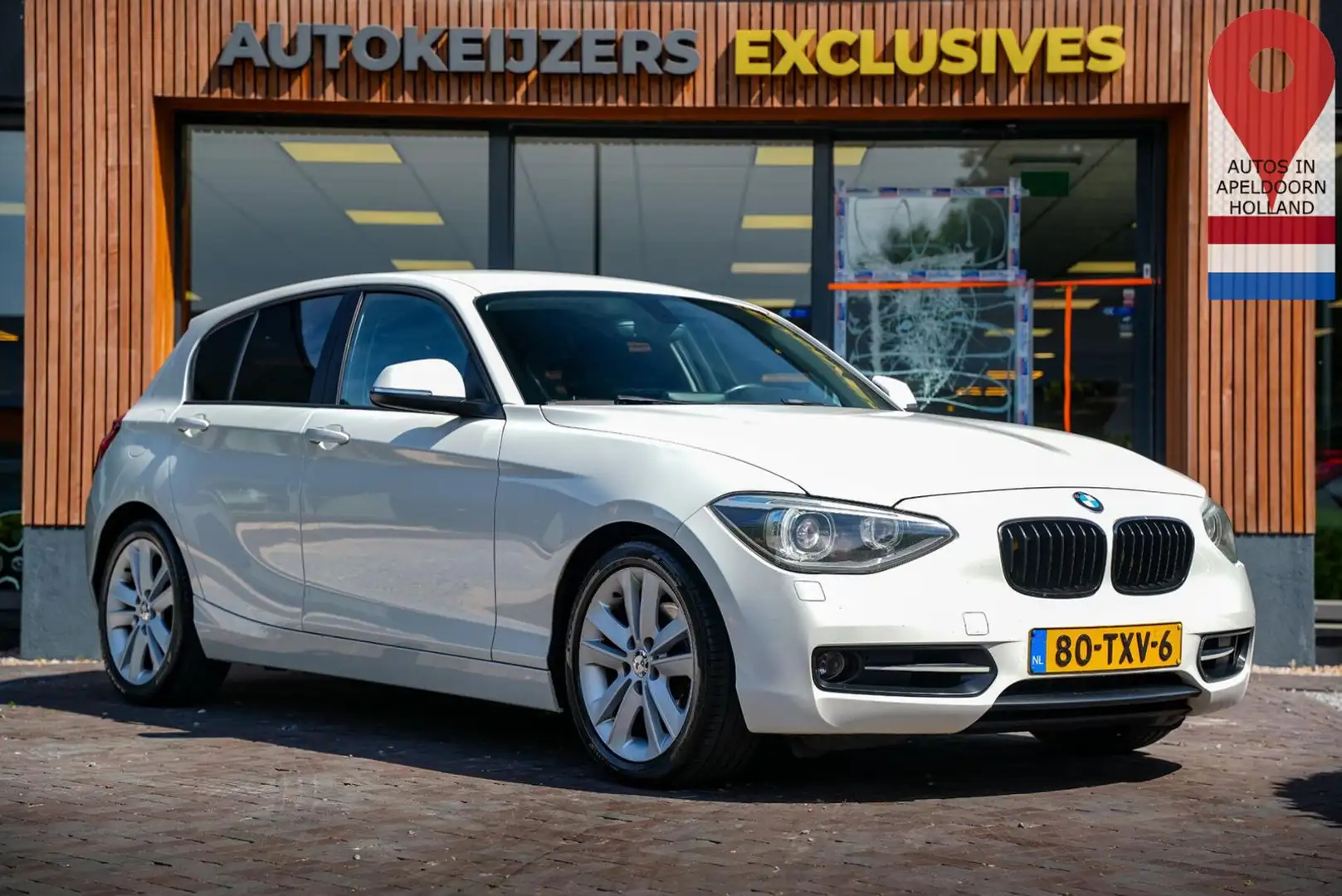 BMW 118 1-serie 118i Business+ Keyless Cruise xenon Wit - 1
