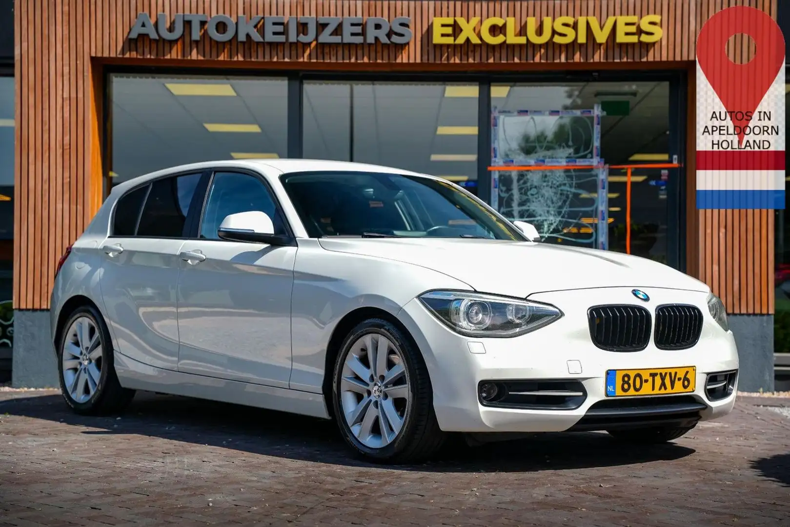 BMW 118 1-serie 118i Business+ Keyless Cruise xenon Blanco - 1