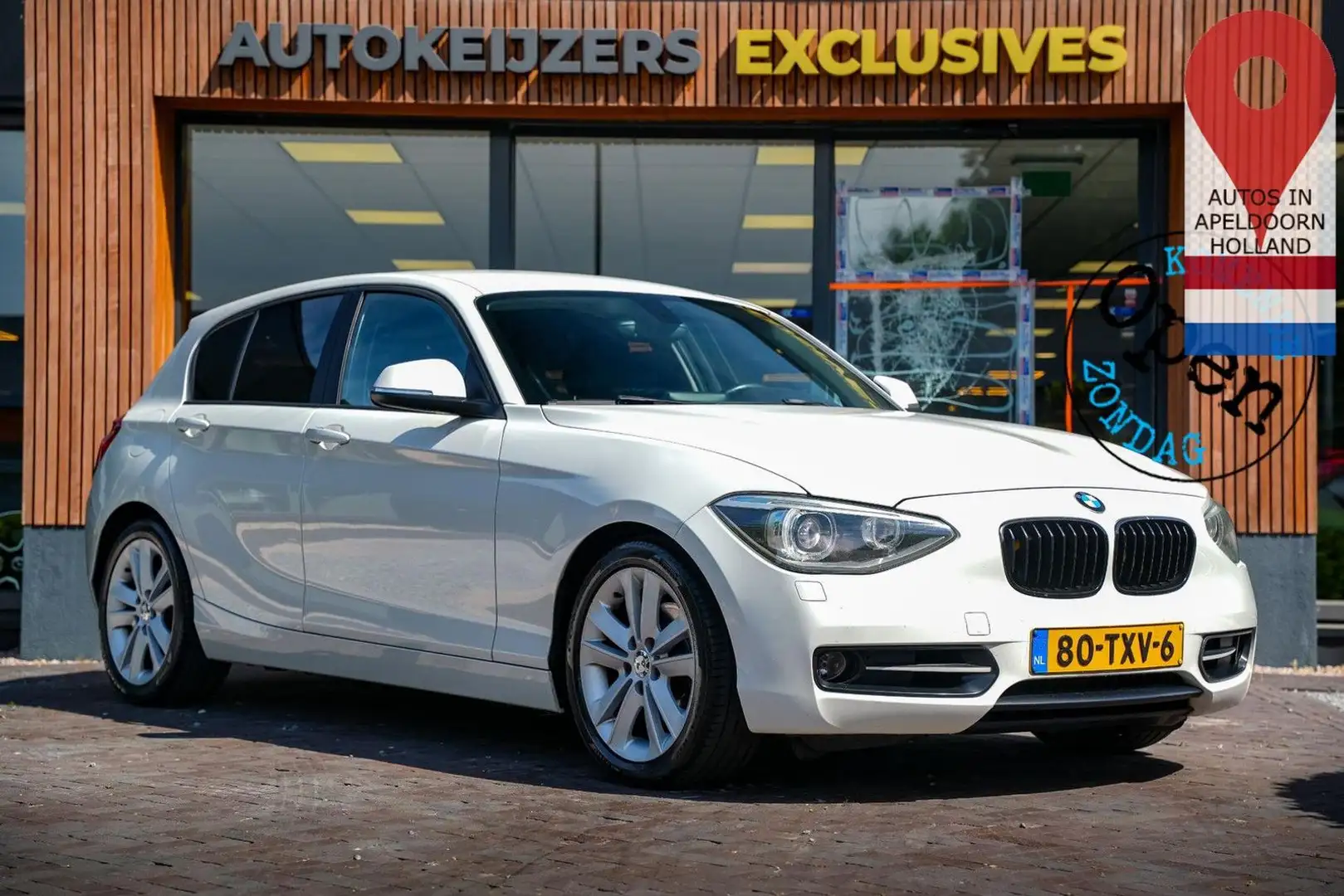 BMW 118 1-serie 118i Business+ Keyless Cruise xenon Weiß - 1