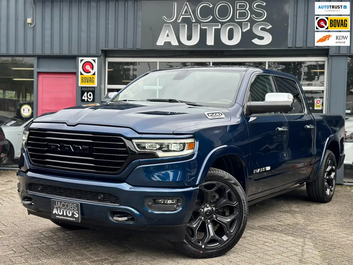 Dodge RAM 1500 5.7 V8 4x4 Crew Cab Longhorn 2020 Blauw - 1