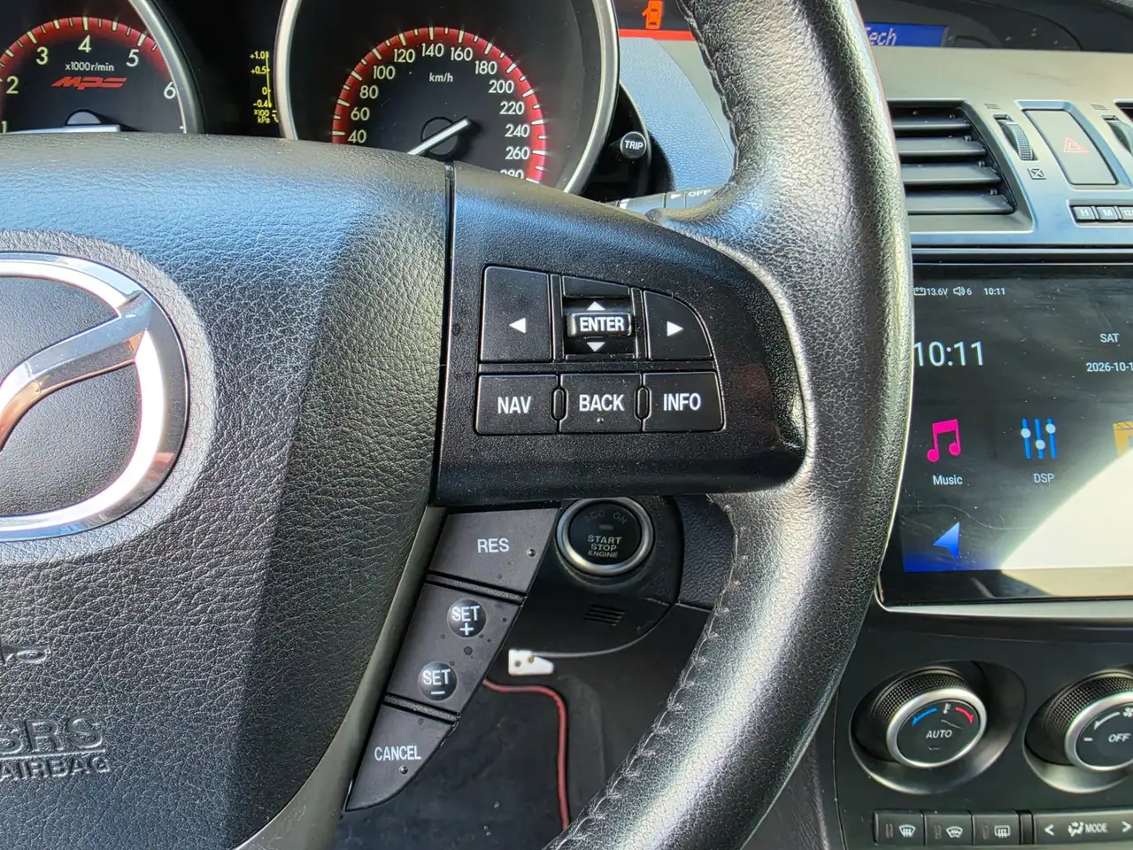 MAZDA 3 MPS 2.3 DISI TURBO 260ch - BI-XÉNON ADAPTATIFS - DÉMARRAGE SANS CLÉ - SIÈGES CHAUFFANTS - GPS