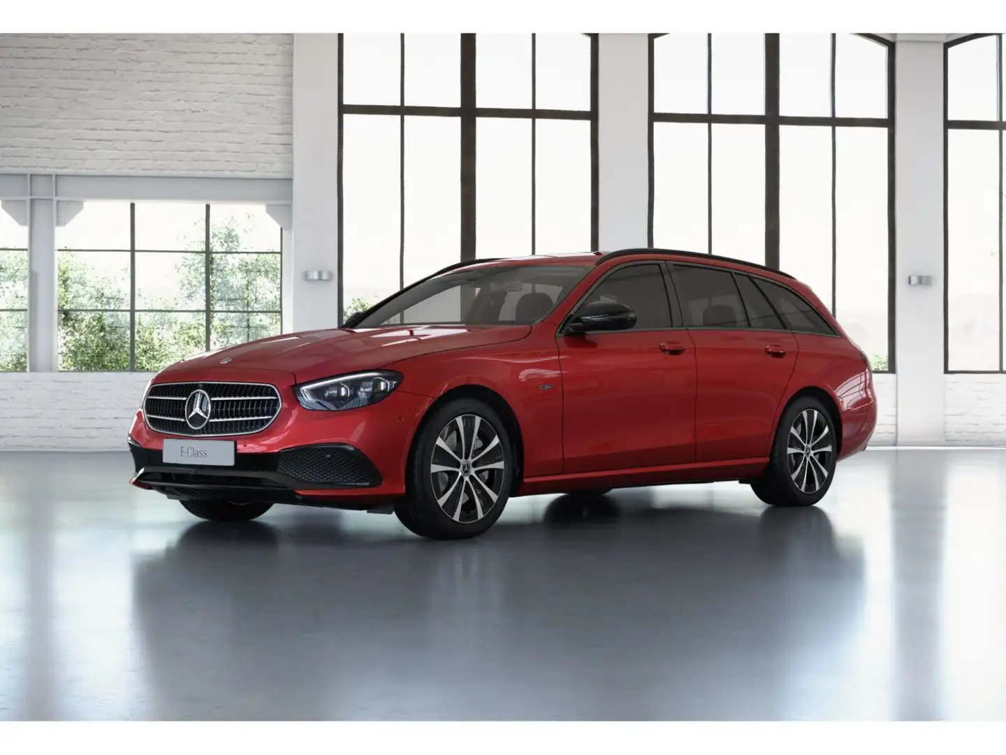 Mercedes-Benz E 300 de 4M T Avantgarde+MBUX+Night+WIDE+Mbeam Rot - 2