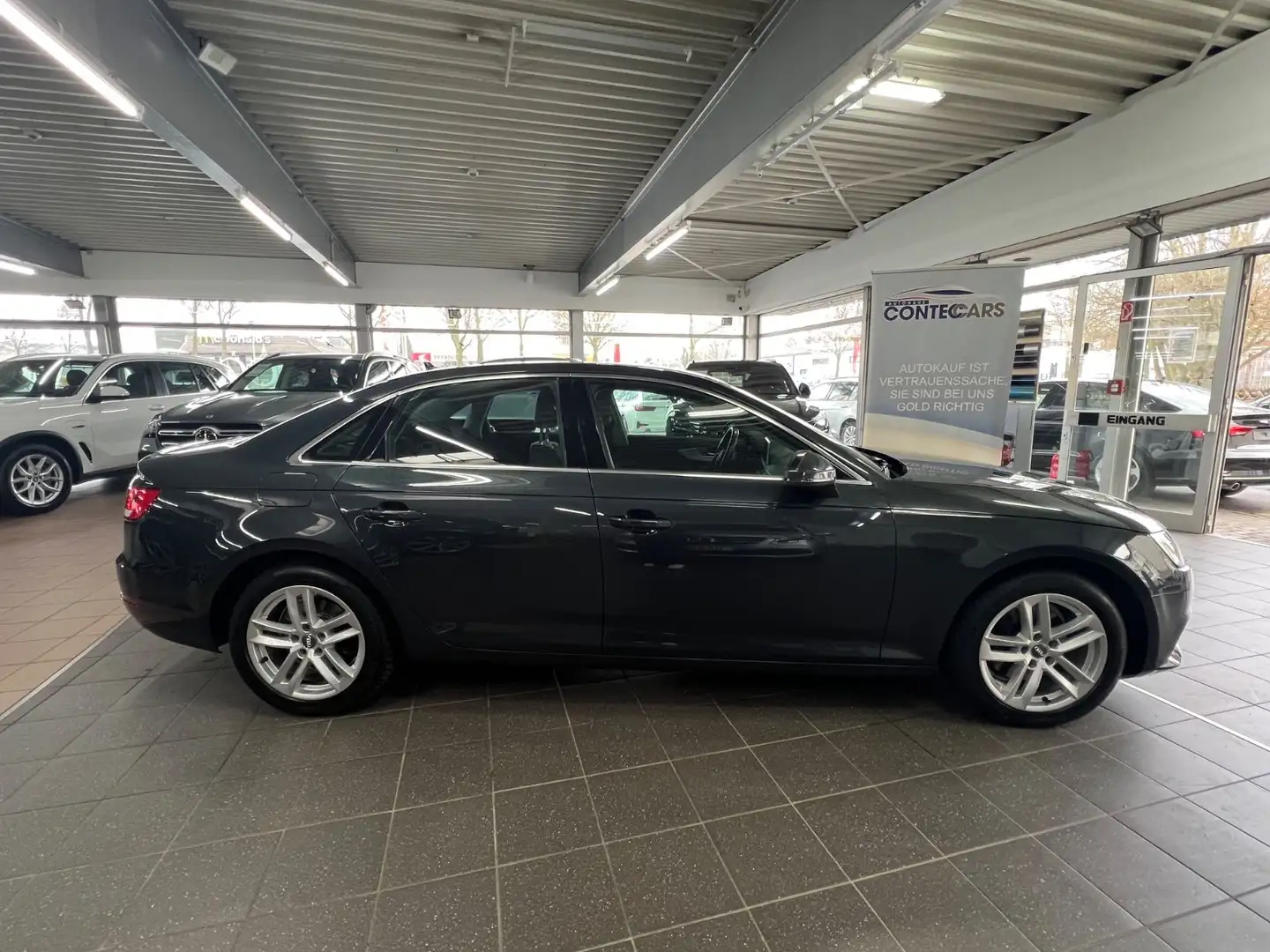 Audi A4 Lim.2.0 TDI sport STADT+VC+MMI+e-Sitz+Isofix Šedá - 1