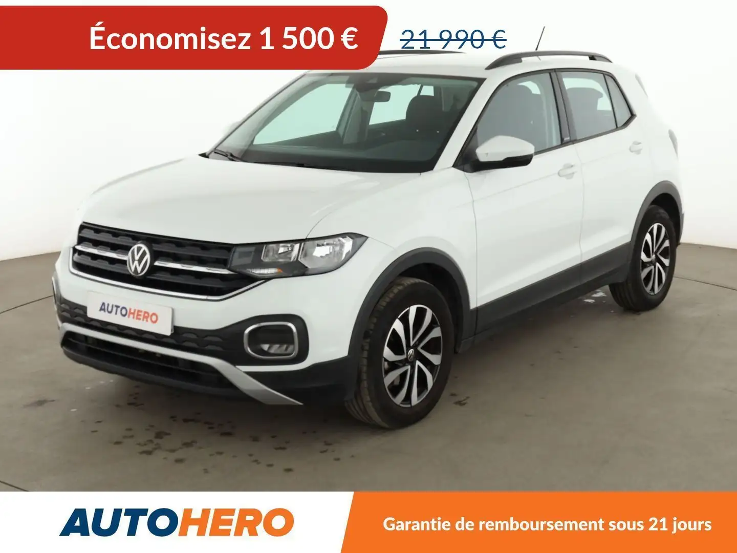 Volkswagen T-Cross 1.0 TSI Active DSG Blanc - 1