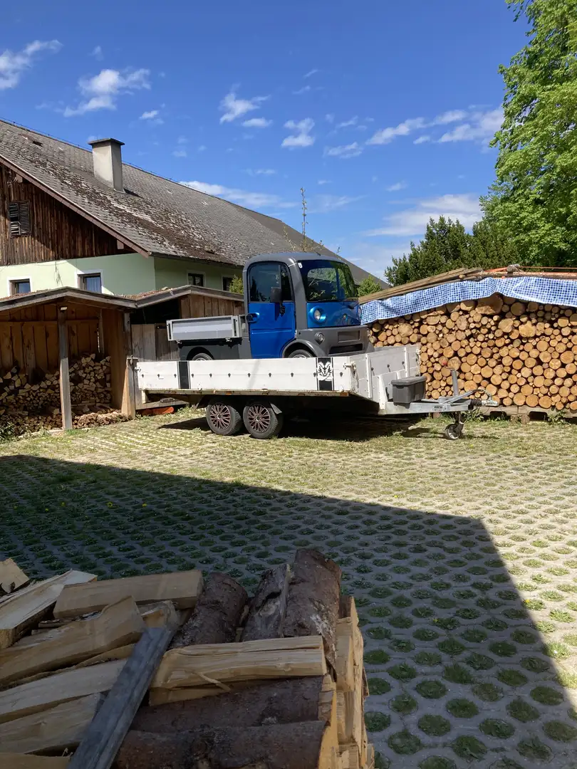 Aixam Mega Pick-Up 400 Blau - 1