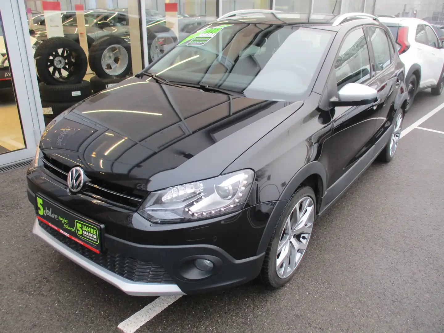 Volkswagen Polo Cross 1.0 BMT SHZ+Winterp.+KlimaA+Leder+PDC Schwarz - 2