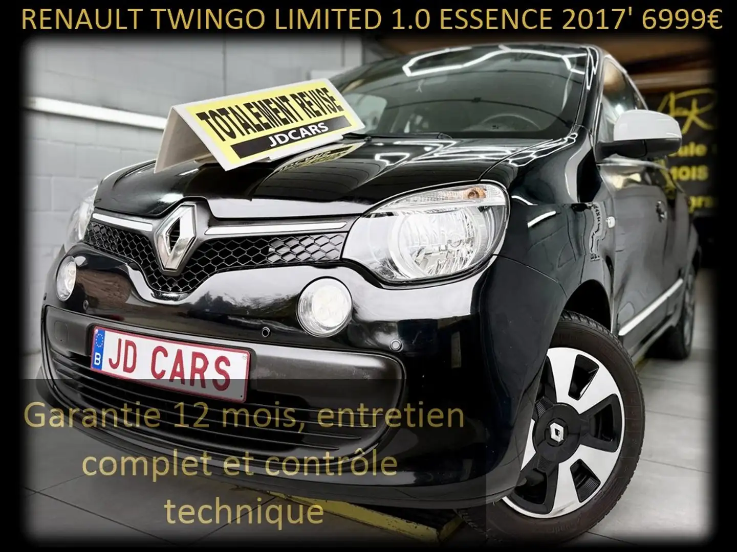 Renault Twingo 1.0 ESSENCE LIMITED‼️GARANTIE 1AN CTOK‼️ Noir - 1