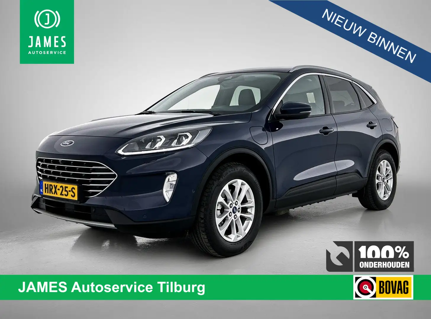 Ford Kuga 2.5 PHEV Titanium X CAMERA HEAD-UP LEER/STOF Blauw - 1